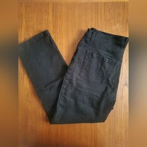 Black denim jeans